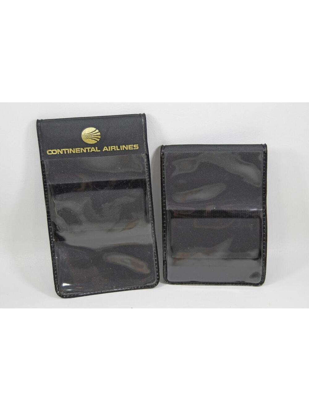 Continental Airlines Pilot Flight Attendant Employee Badge ID Holders Magnet VTG